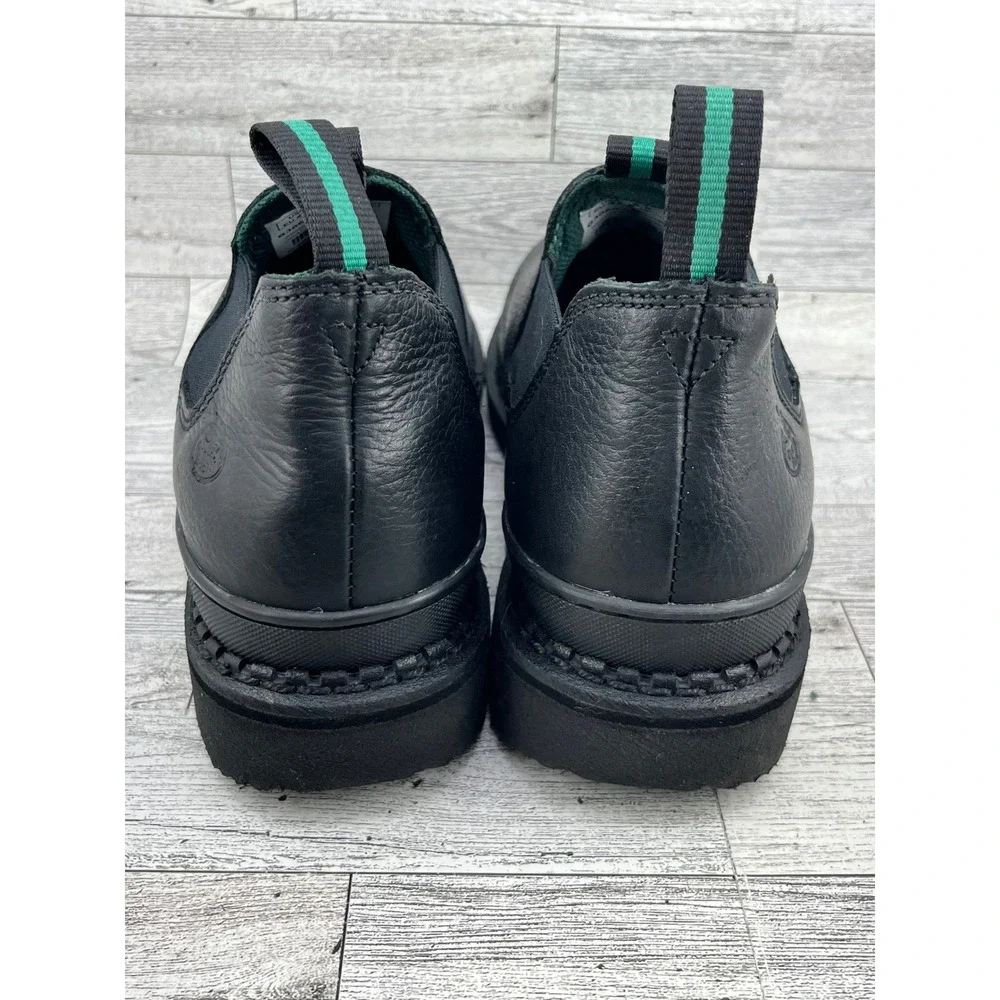 Georgia Boot Womens Giant‎ Romeo Black Leather Work Shoes G3060 Size 9.5 M